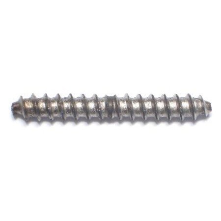 MIDWEST FASTENER 3/16" x 1-1/2" Zinc Plated Steel Dowel Screws 100PK 50913